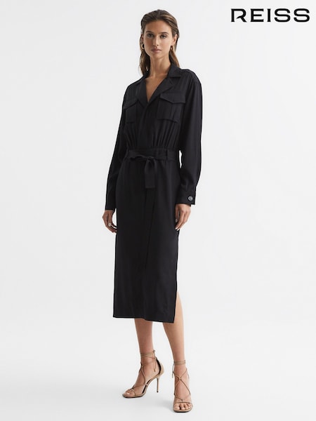 Reiss Gail Safari Midi Dress (A11844) | 356 €