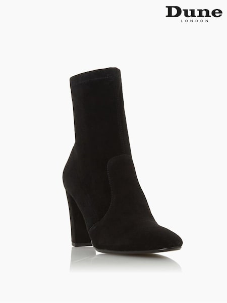 Dune London Optical Stretch Sock Ankle Boots (A13260) | €39