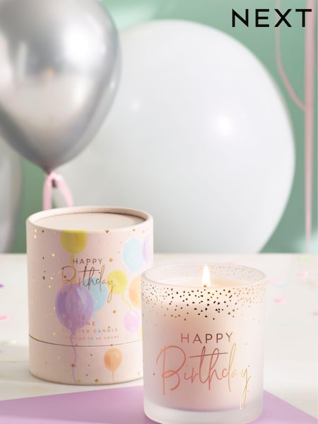 Multi Happy Birthday Balloon Candle (A13483) | €11