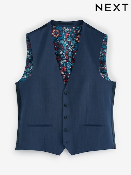 Blue Motion Flex Stretch Wool Blend Suit Waistcoat (A13733) | € 37