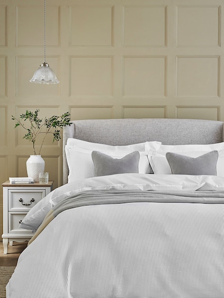 White Waffle Duvet Cover And Pillowcase Set (A13768) | €19 - €36