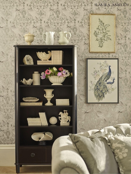 Laura Ashley Black Henshaw 2 Drawer Single Bookcase (A18934) | €1,191