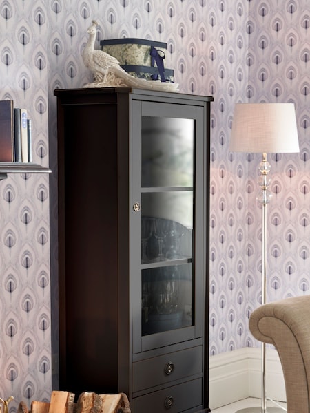 Laura Ashley Black Henshaw 1 Door 2 Drawer Display Unit (A18939) | €1,191
