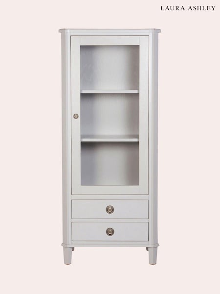 Laura Ashley Pale Steel Henshaw 1 Door 2 Drawer Display Unit (A18954) | €1,191