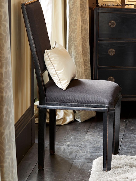 Laura Ashley Set of 2 Black Henshaw Dining Chairs (A18963) | €789