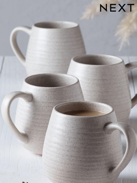 Set of 4 Stone Kya Mugs (A19296) | $35