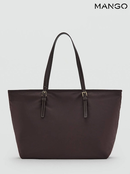Brown - Mango Tote Shoulder Bag