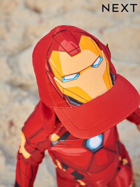 Iron Man Red Legionnaire Swim Hat (3mths-10yrs) (A20197) | €6 - €7