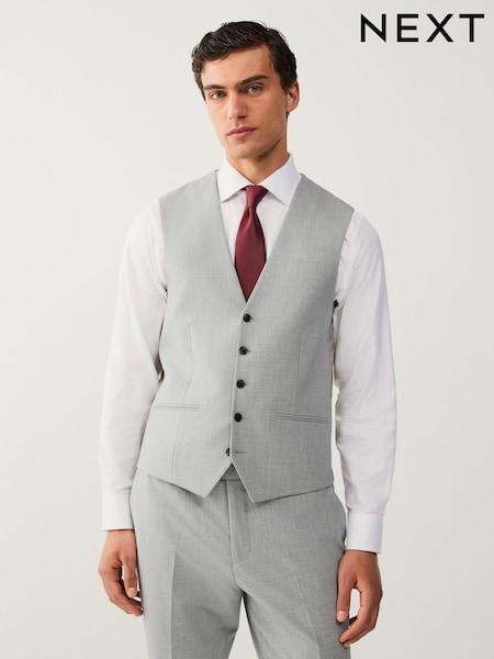 Світло-сірий - Regular Fit Motionflex Stretch Waistcoat (A20208) | 1 485 грн