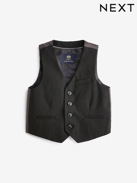 Black Stand Alone Waistcoat (12mths-16yrs) (A20458) | €19 - €32