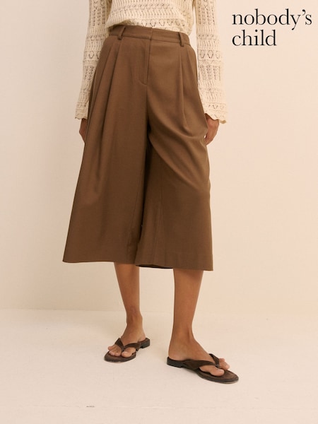 Brown - Nobodys Child Tailored Culottes Shorts
