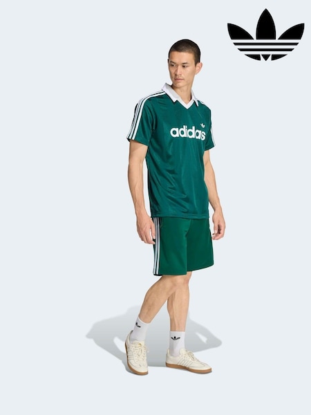 Green - Regular Adidas Originals Firebird Shorts