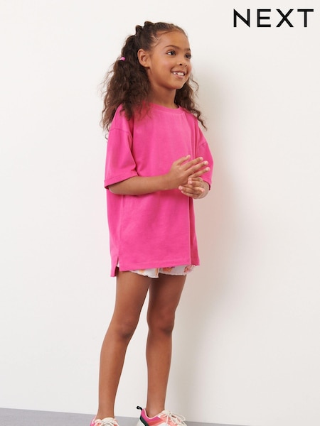 Пурпурно-розовый - Oversized T-Shirt (3-16yrs) (A27298) | €7 - €12
