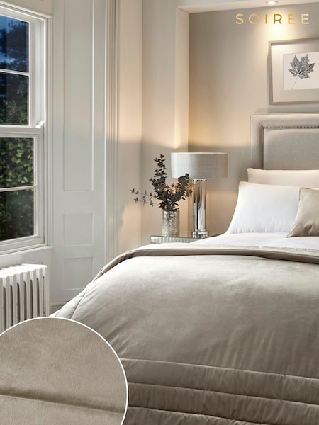 Soiree Natural Melanie Velvet Bedspread (A28236) | €80