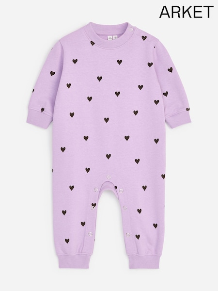 Vijolična - Arket Cotton Overall Jumpsuit