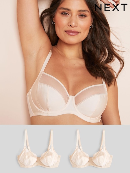 Nude - DD+ Non Pad Full Cup Bras 2 Pack (A31033) | 8 €