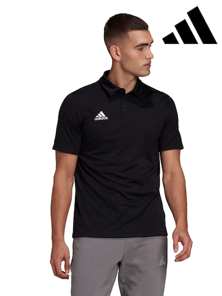 adidas Black Entrada 22 Polo Shirt (A31428) | 114 QAR