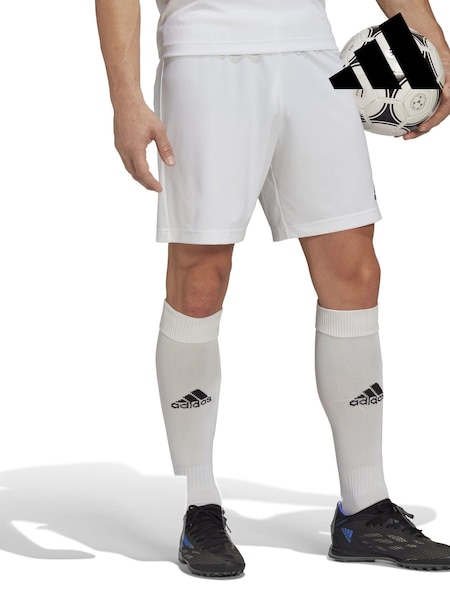 לבן - Adidas Entrada Shorts (A31431) | ‏75‏₪