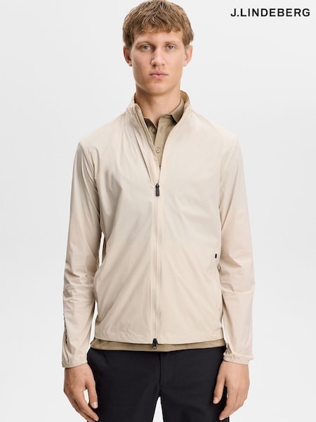 Natural - Regular J.lindeberg Tour Tech Packable Golf Jacket