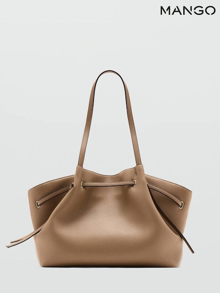 Brown - Mango Shoulder Bag