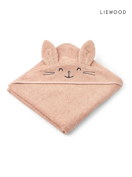 Pink - Liewood Augusta Rabbit Hooded Towel