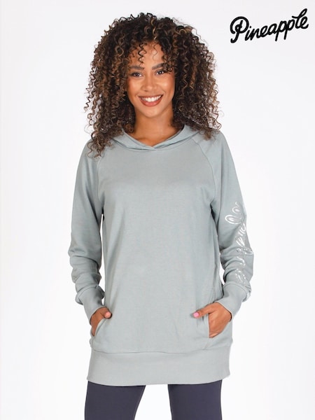 Verde salvia - Pineapple Womens Longline Hoodie (A34048) | 51 €