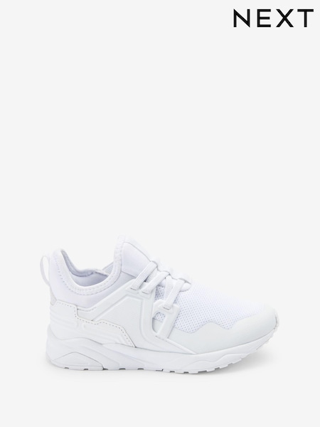Beli z mrežico - Elastic Lace Trainers (A34127) | € 21 - € 30