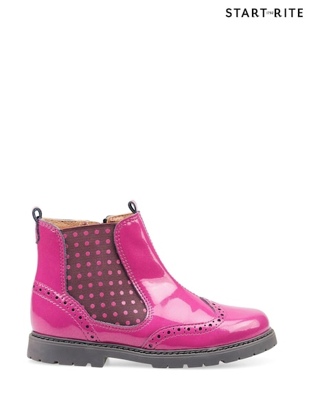 Start-Rite Chelsea Leather Zip Up Boots (A34492) | kr636 - kr700