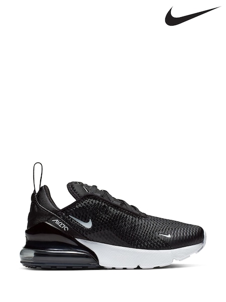 Nike Black/White Junior Air Max 270 Trainers (A35869) | €99