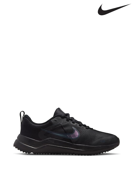 Nike Black/Grey Downshifter 12 Running Youth Trainers (A36082) | €27