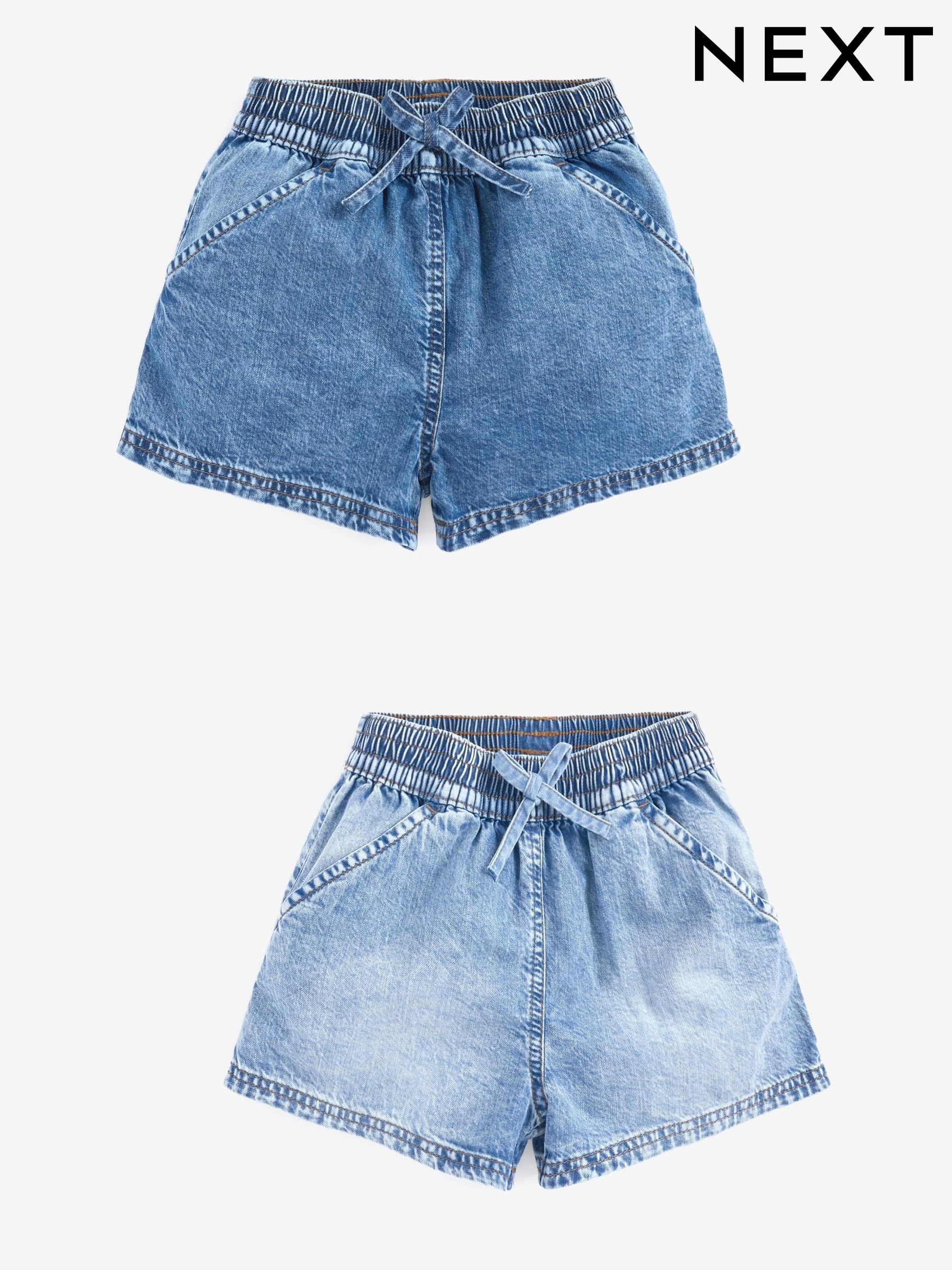 Girls Shorts Girls Denim Jersey Shorts Next South Africa