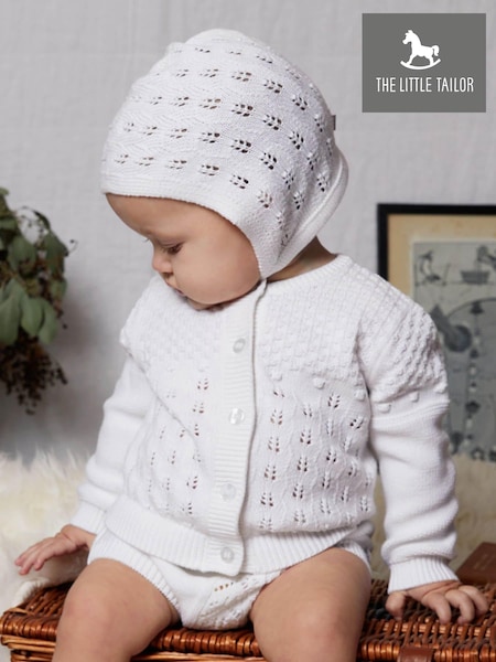 Blanco - The Little Tailor 100% Cotton Pointelle Baby 3 Piece Gift Set (A38317) | 78 €