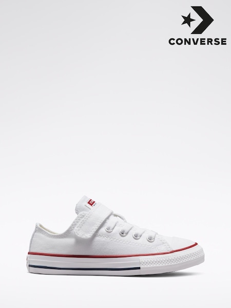 Converse White 1V Chuck Ox Junior Trainers (A39524) | 8,110 ISK