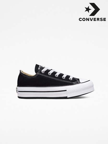 Negro - Converse Eva Lift Chuck Ox Junior Trainers (A39531) | 64 €