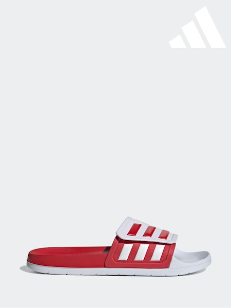 adidas Red Sportswear Adilette Tnd Shoes (A39565) | LEI 146