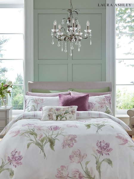 Laura Ashley Grape Purple Gosford Anniverary Feather Filled 100% Cotton Cushion (A40208) | €35
