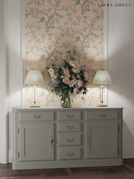 Laura Ashley Dove Grey Provencale 2 Door 6 Drawer Sideboard (A40759) | €825