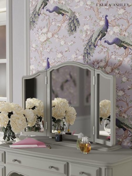 Laura Ashley Dove Grey Provencale Dressing Table Mirror (A40772) | €404