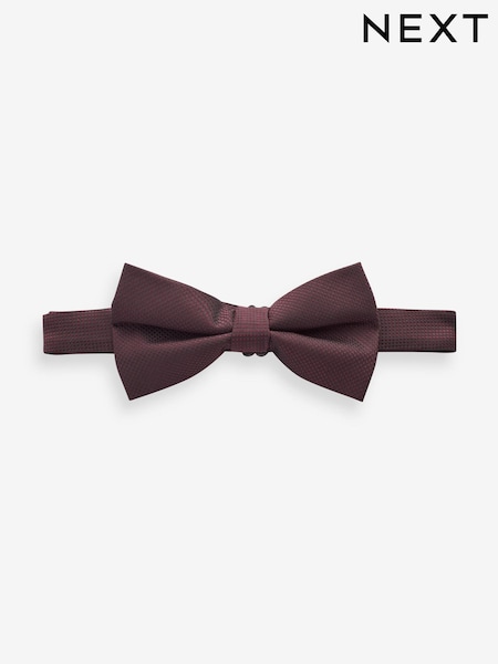 Rouge bordeaux - Noeud papillon texturé (A40878) | € 4