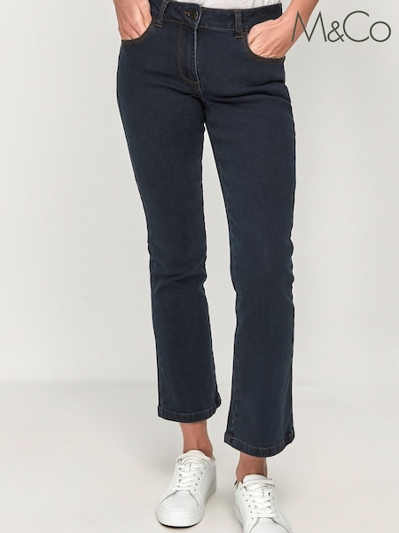 M&Co Blue Blie Petite Bootcut Jeans (A41355) | €9