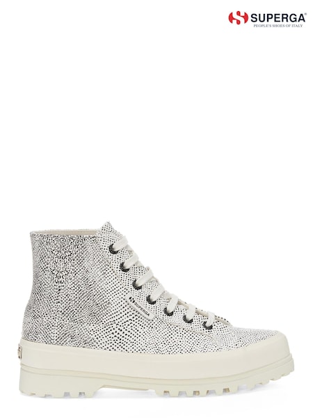 Superga Animal Cotu Alpina Micro Faux Snake Ankle Boots (A42774) | €73