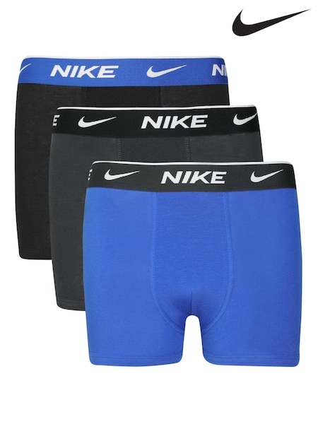 Negro/Azul - Nike Kids Boxers 3 Packs (A43121) | 34 €