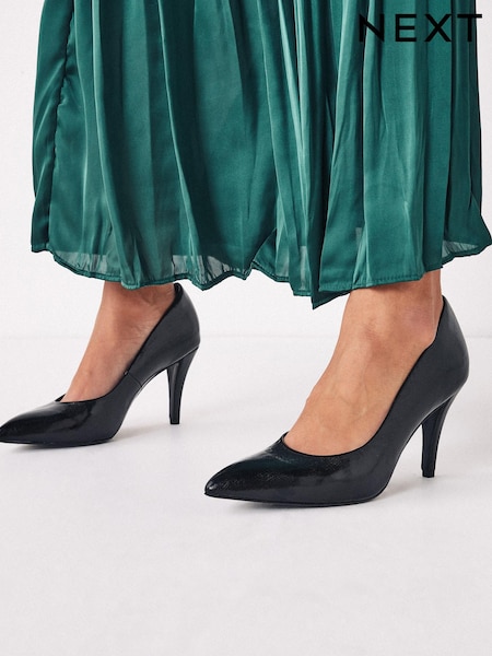 črna - Forever Comfort® Mid Heel Court Shoes (A43591) | € 15