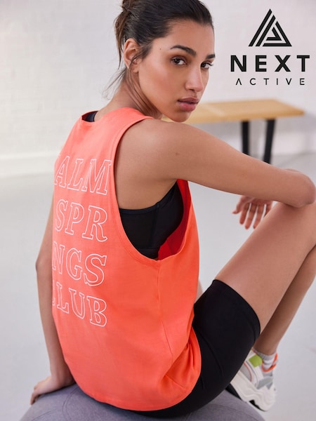 Coral Pink Active Jersey Tank (A43760) | €6
