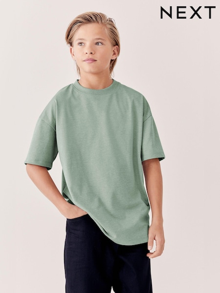 Green Mineral Relaxed Fit Short Sleeve 100% Cotton T-Shirt (3-16yrs) (A43799) | 11 QAR - 22 QAR