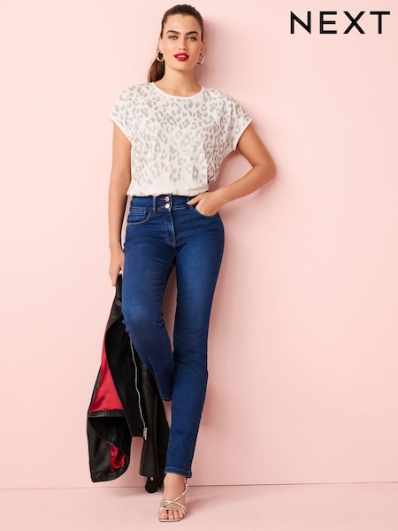 Темно-синий - Shape Enhancer Slim Jeans (A44422) | €18