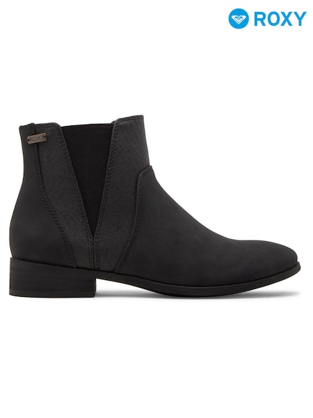 Roxy Black Linn Mid-Heel Boots (A45673) | €27