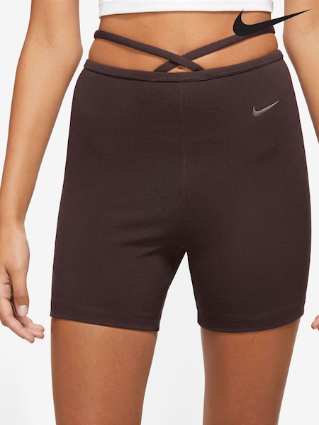 Nike Dark Brown Modern High-Rise Bike Shorts (A47801) | €21.50