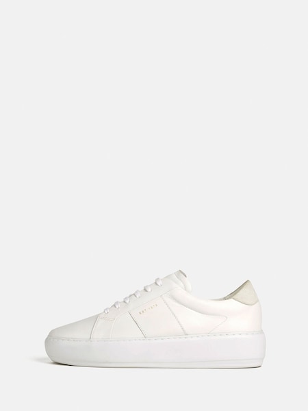 Jigsaw Riva Leather Platform Trainers (A47928) | €77