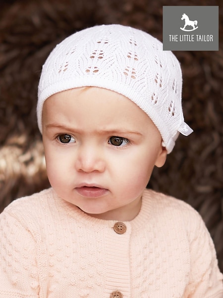 Blanco - The Little Tailor 100% Cotton Pointelle Knitted Baby Hat (A48098) | 17 €
